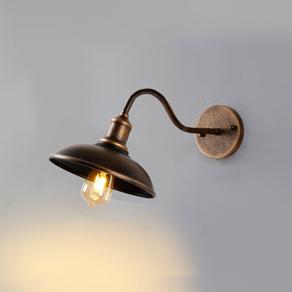 Albuifera – Applique murale vintage en fer et bronze style industriel étanche