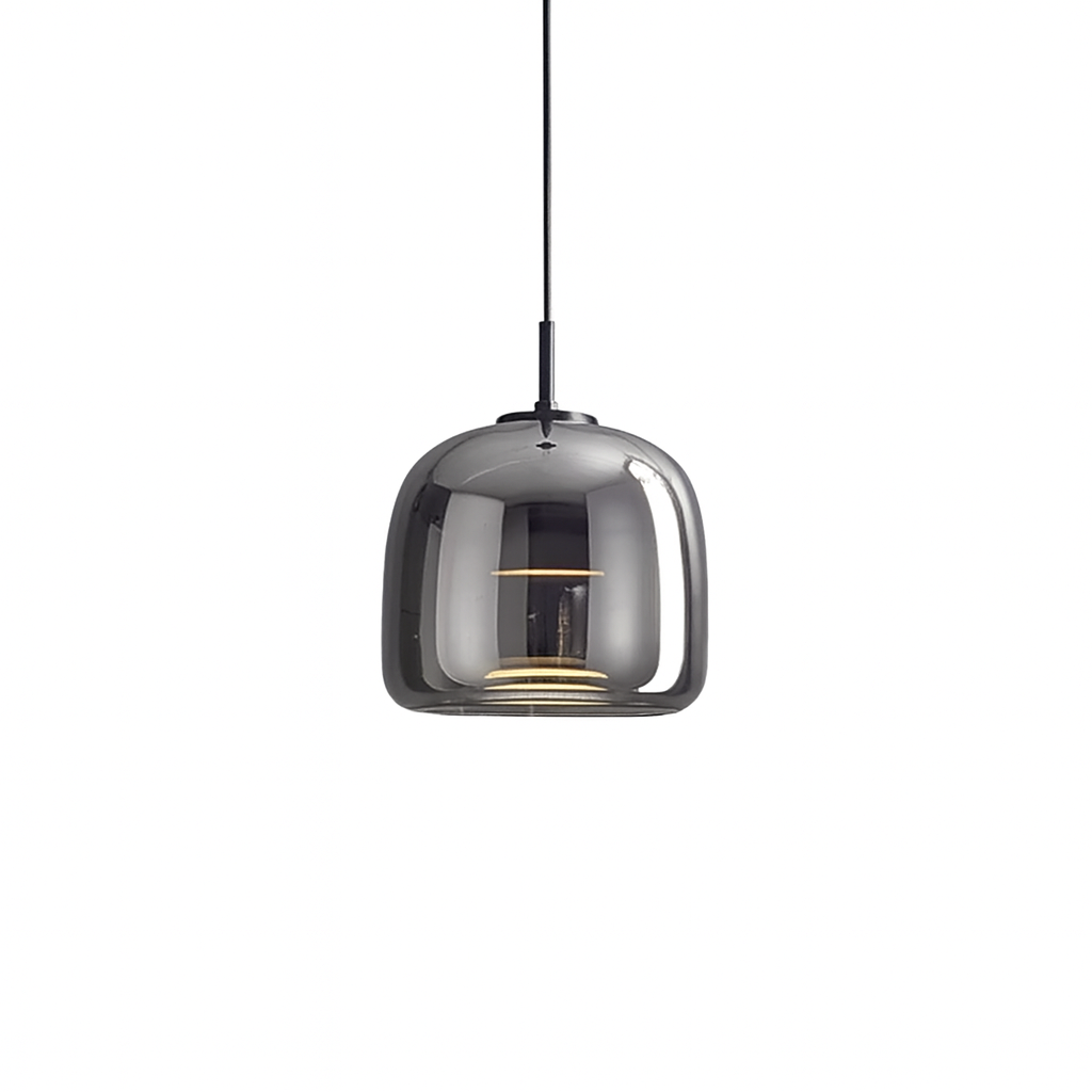 Tanger – Lampe suspendue moderne en acrylique et fer - modèle graine de café