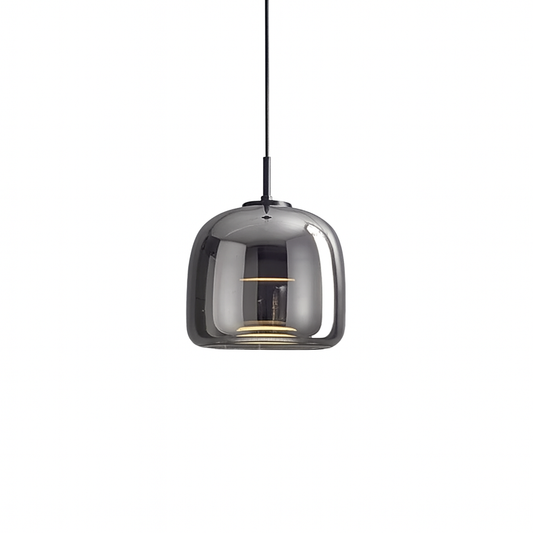 Tanger – Lampe suspendue moderne en acrylique et fer - modèle graine de café