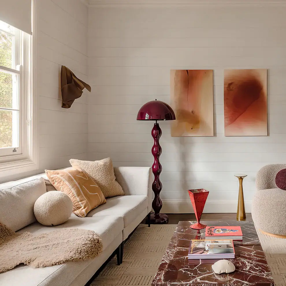 Ibiza – Lampadaire design coloré en métal style moderne