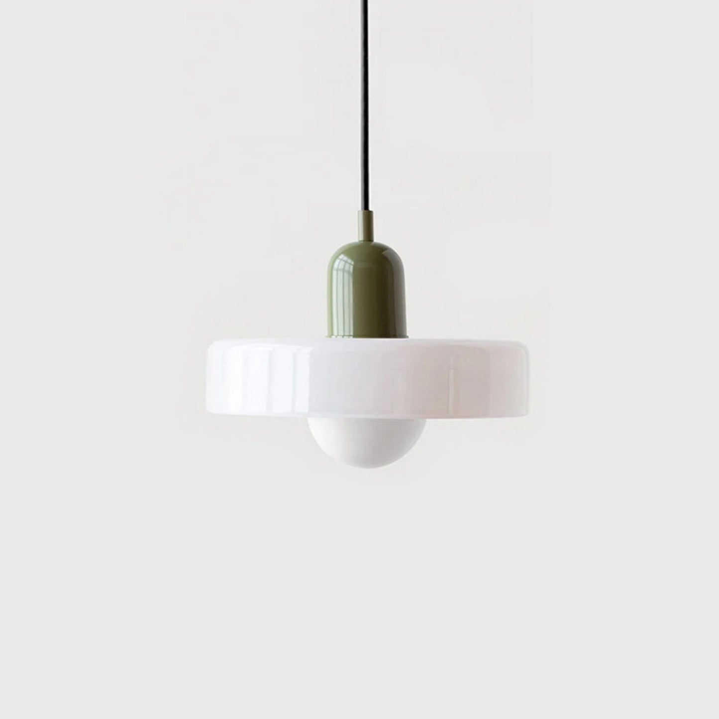 Terres du Sud – Lampe suspendue en verre rétro colorée