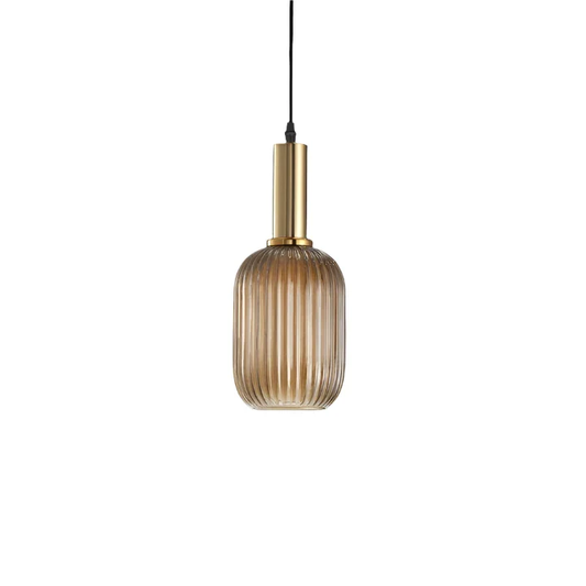 Grenade – Lampe suspendue en verre coloré style vintage