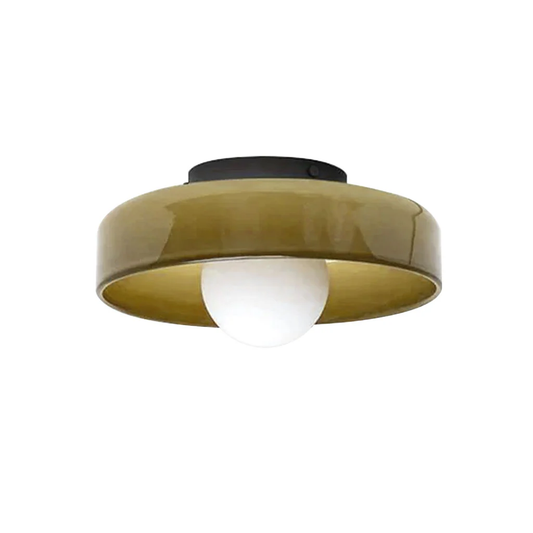 Lisbonne – Plafonnier en verre coloré style vintage