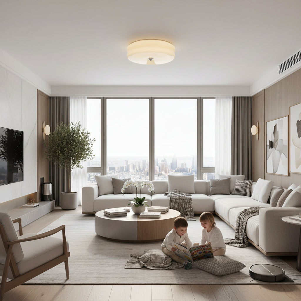 Palermo – Plafonnier Élégance Art Déco et Lumière Douce