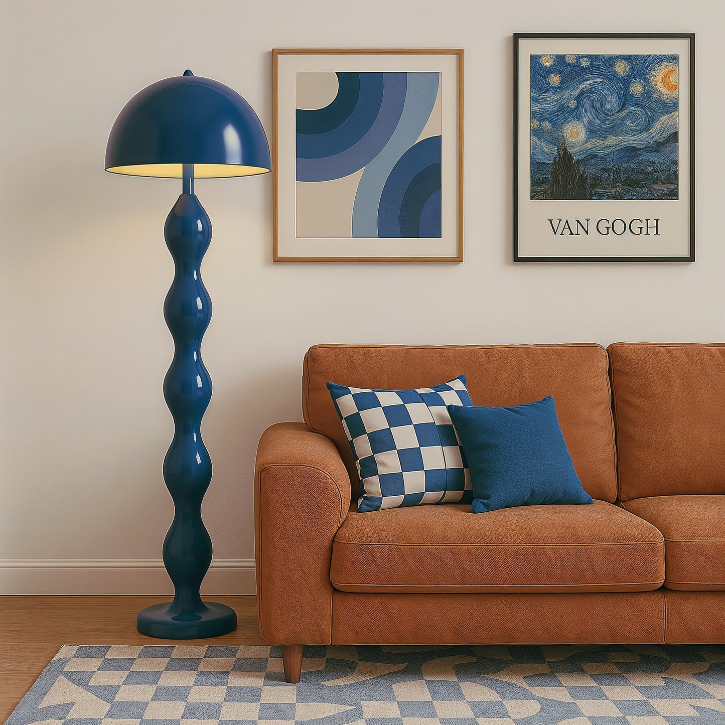 Ibiza – Lampadaire design coloré en métal style moderne