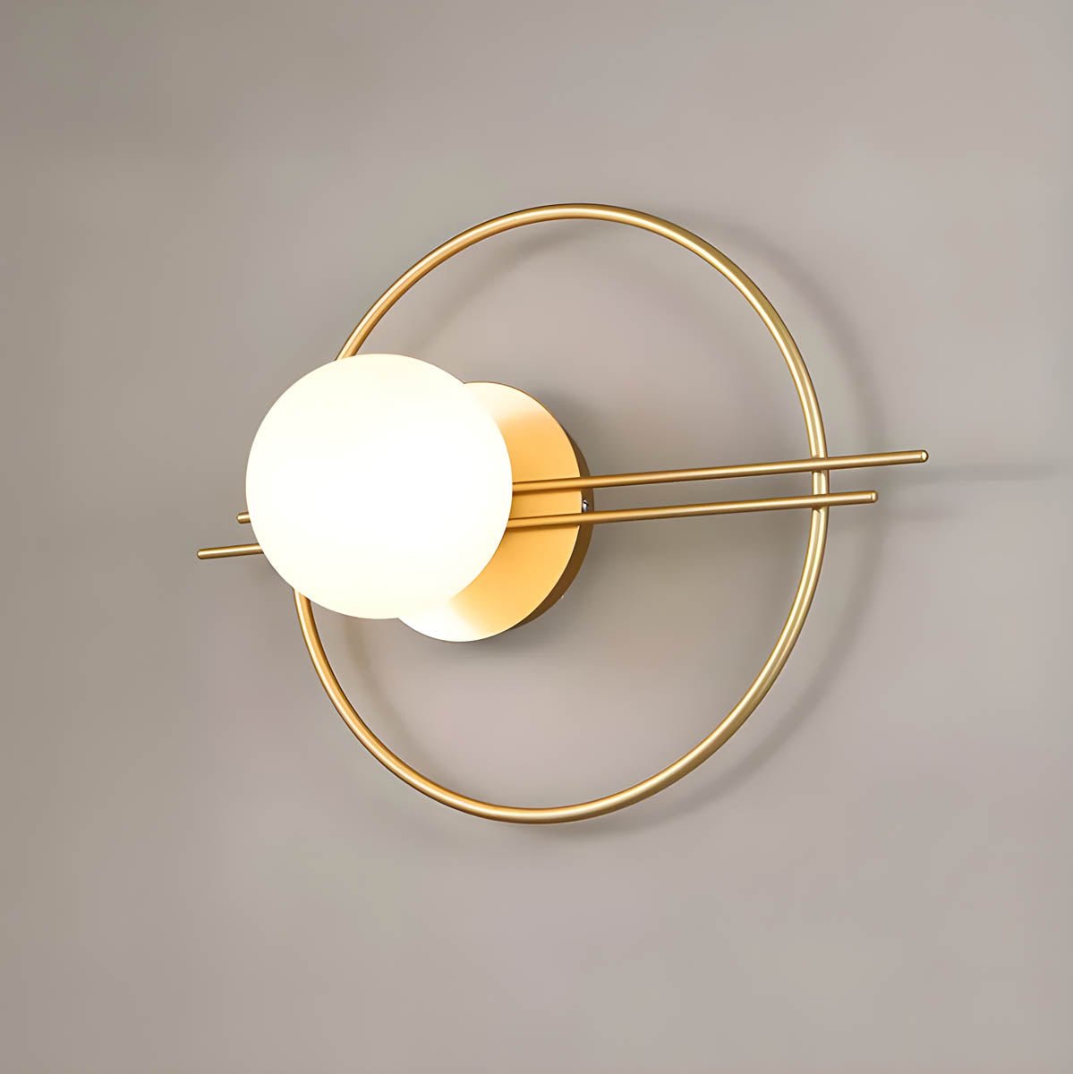 Capri – Applique murale circulaire effet éclipse