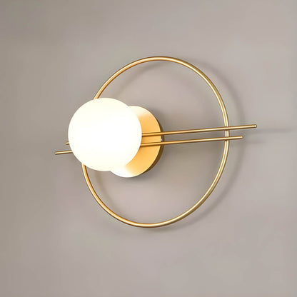 Capri – Applique murale circulaire effet éclipse