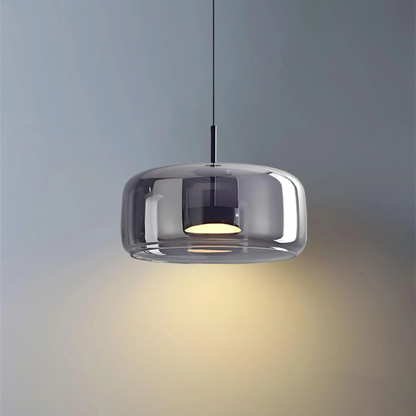 Tanger – Lampe suspendue moderne en acrylique et fer - modèle graine de café