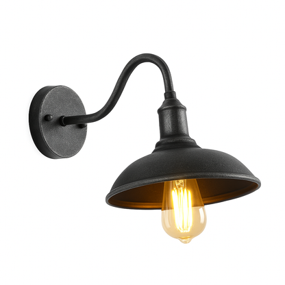 Albuifera – Applique murale vintage en fer et bronze style industriel étanche