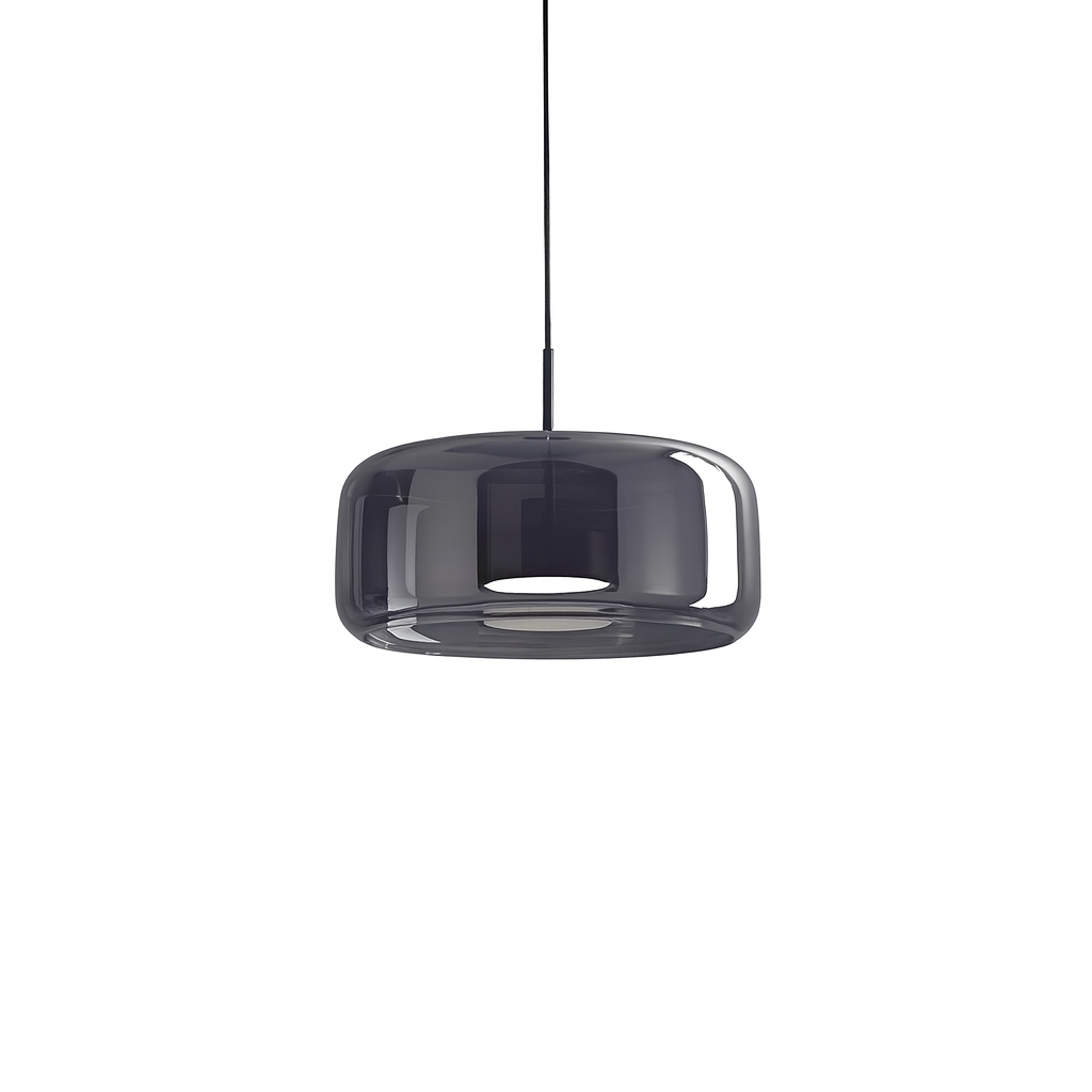 Tanger – Lampe suspendue moderne en acrylique et fer - modèle graine de café