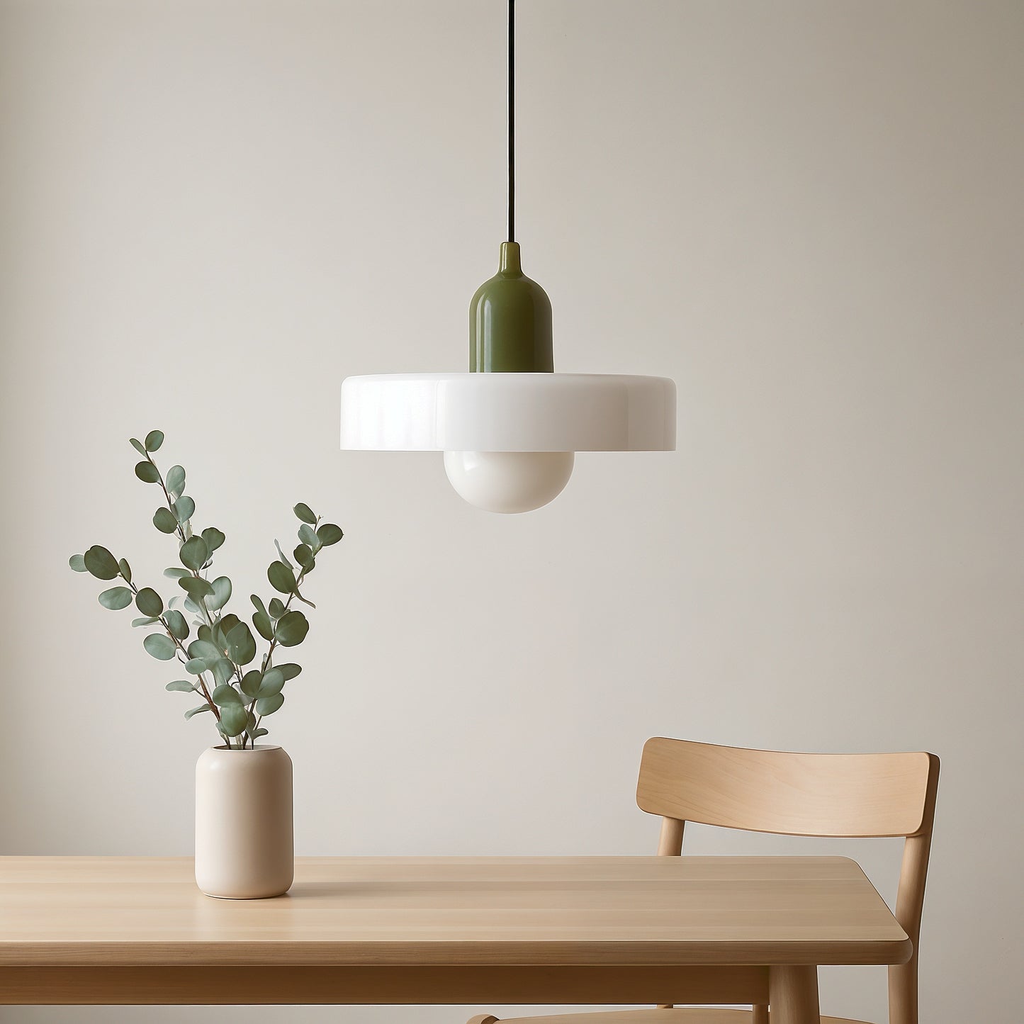 Terres du Sud – Lampe suspendue en verre rétro colorée