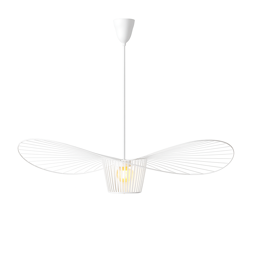 Sicile – Lampe suspendue scandinave en paille tressée