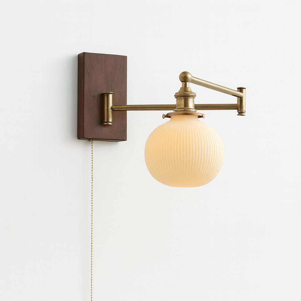 Olbia – Applique murale bois et céramique artisanale