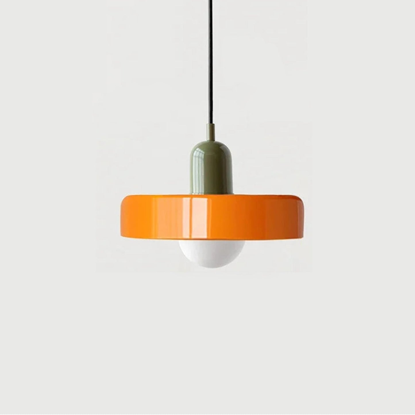 Terres du Sud – Lampe suspendue en verre rétro colorée
