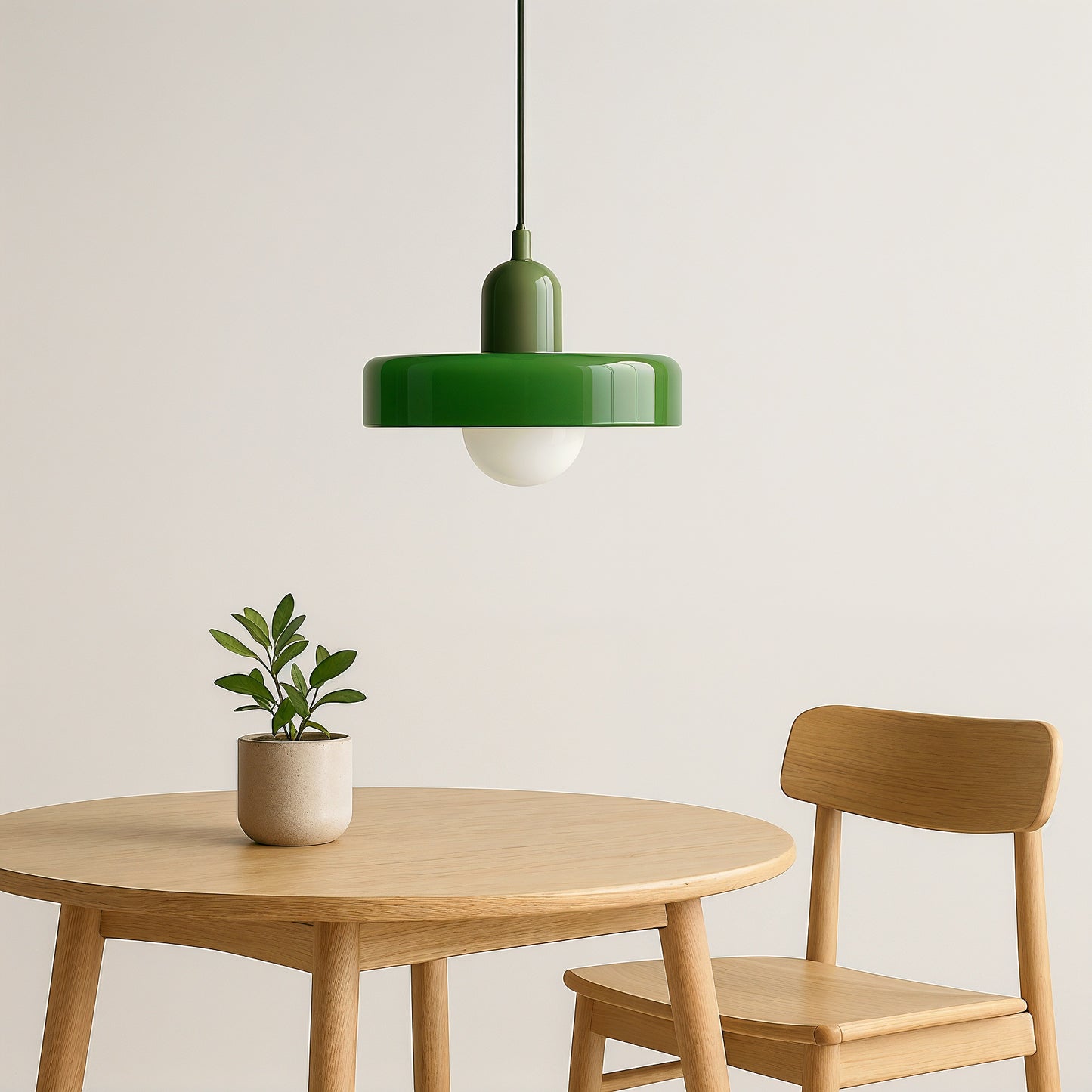 Terres du Sud – Lampe suspendue en verre rétro colorée