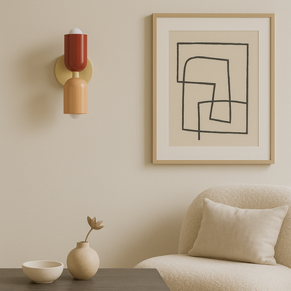 Matera – Applique murale bicolore