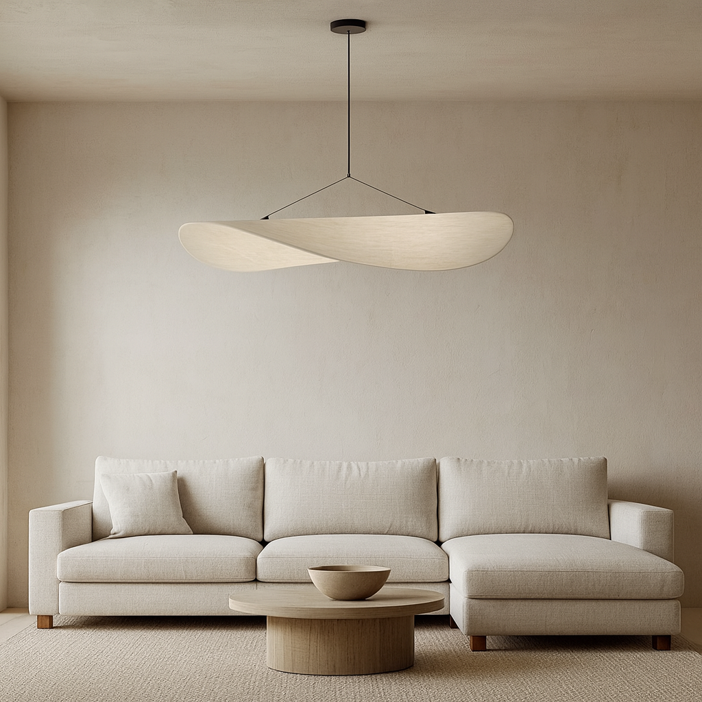 Lérins – Suspension sculpturale wabi-sabi moderne