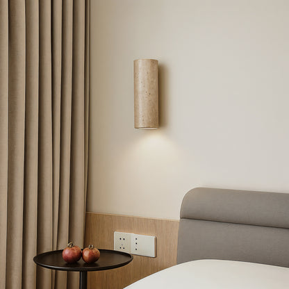 Malaga – Applique murale en pierre et bois inspiration contemporaine