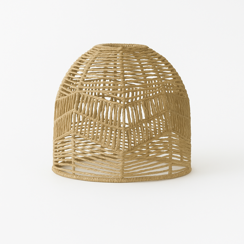 Sormiou – Abat-jour pour suspension en rotin tressé style japandi