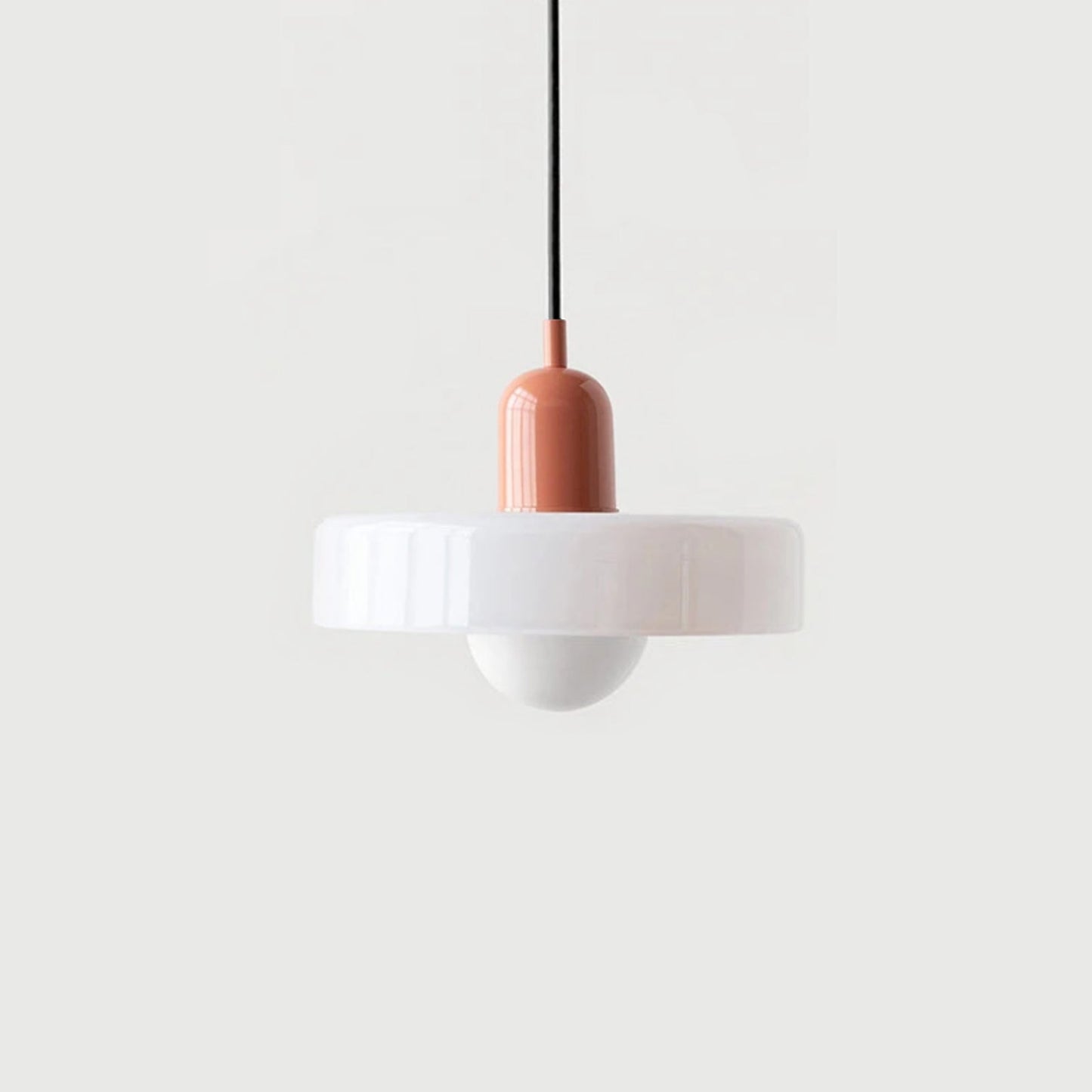 Terres du Sud – Lampe suspendue en verre rétro colorée