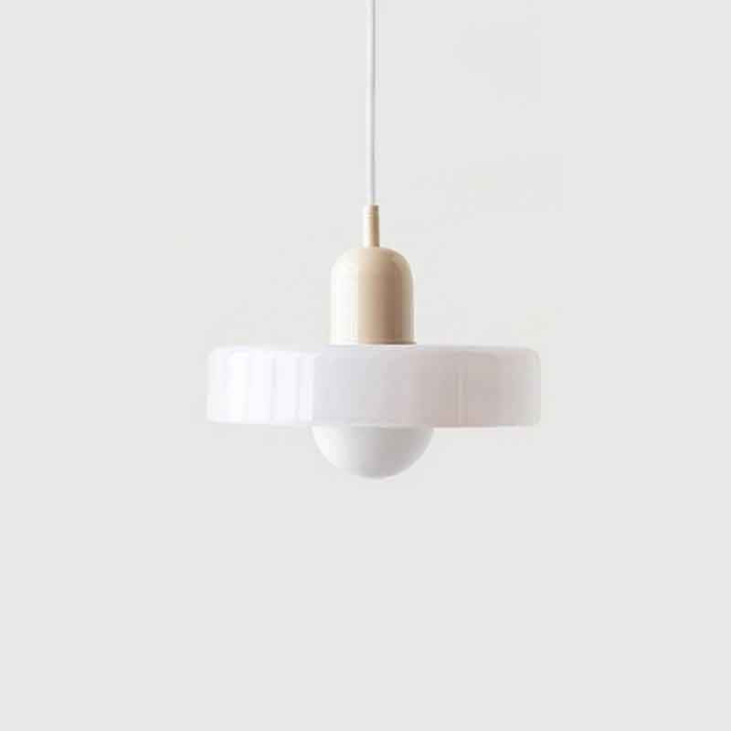 Terres du Sud – Lampe suspendue en verre rétro colorée