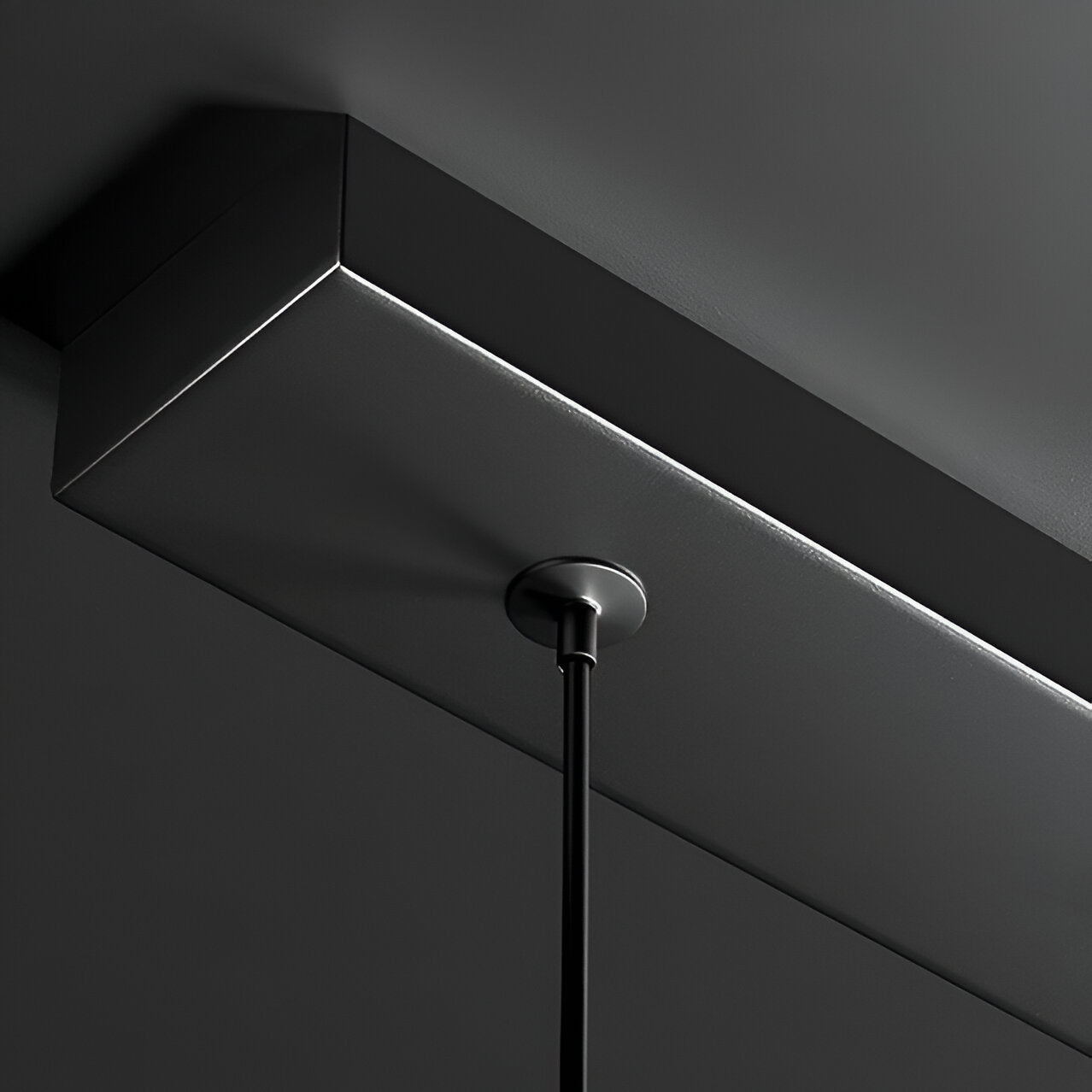 Tanger – Lampe suspendue moderne en acrylique et fer - modèle graine de café