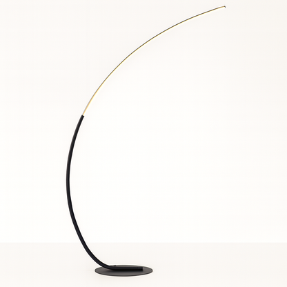 Sperlonga – Lampadaire arc en métal brossé