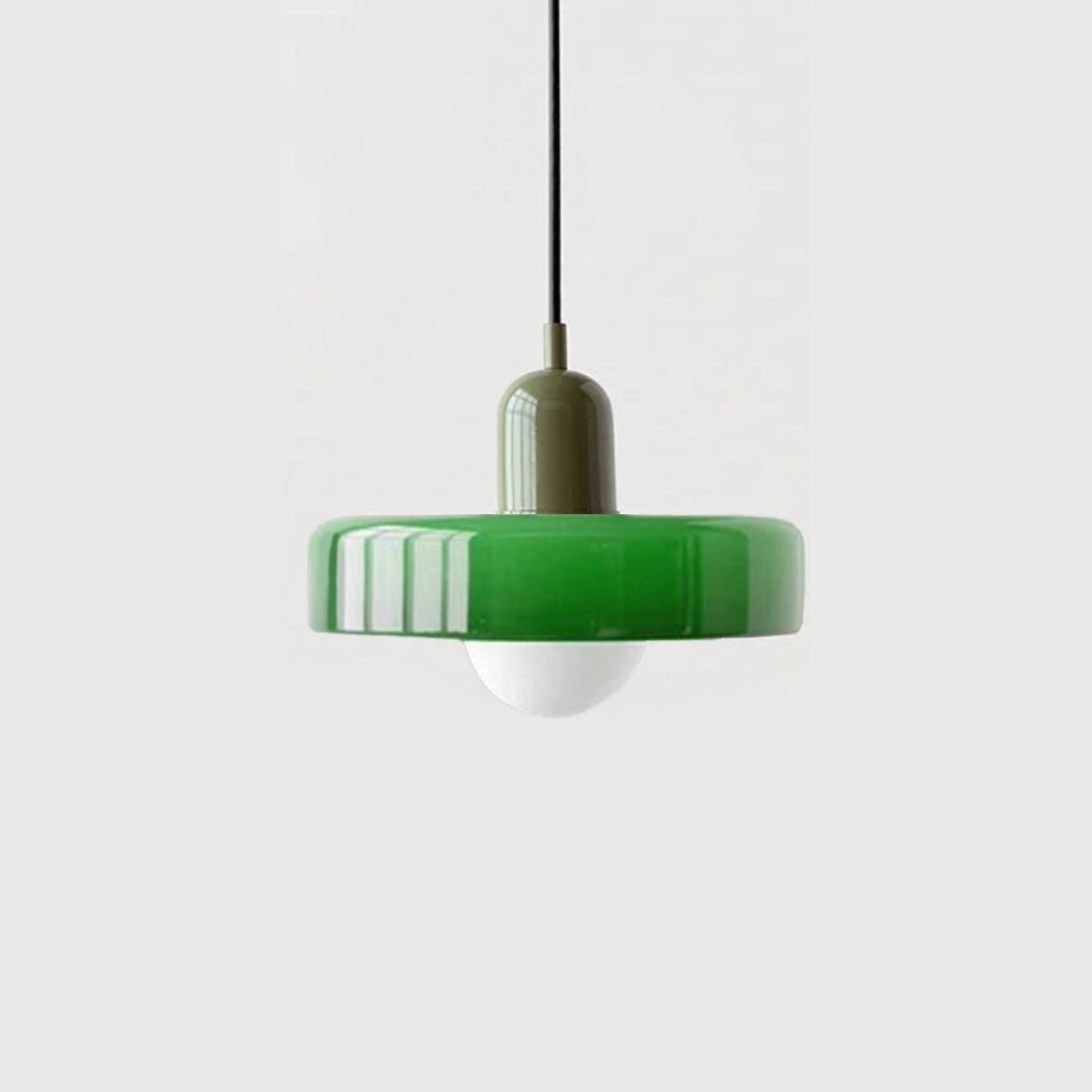 Terres du Sud – Lampe suspendue en verre rétro colorée