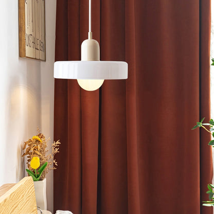 Terres du Sud – Lampe suspendue en verre rétro colorée