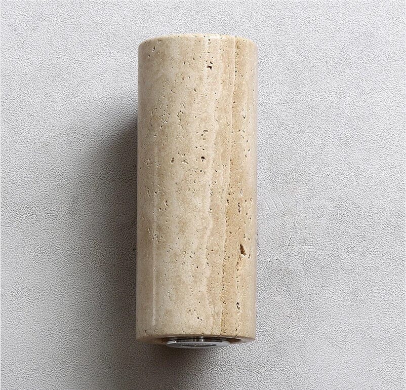 Malaga – Applique murale en pierre et bois inspiration contemporaine