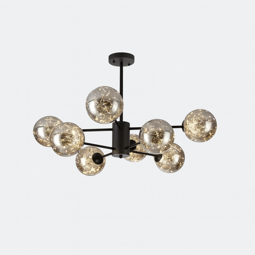 Cassis – Plafonnier Constellation et Verre Bullé