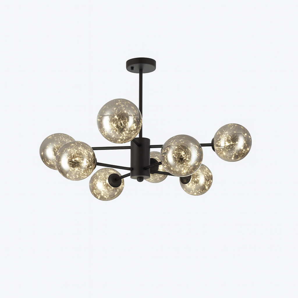 Cassis – Plafonnier Constellation et Verre Bullé