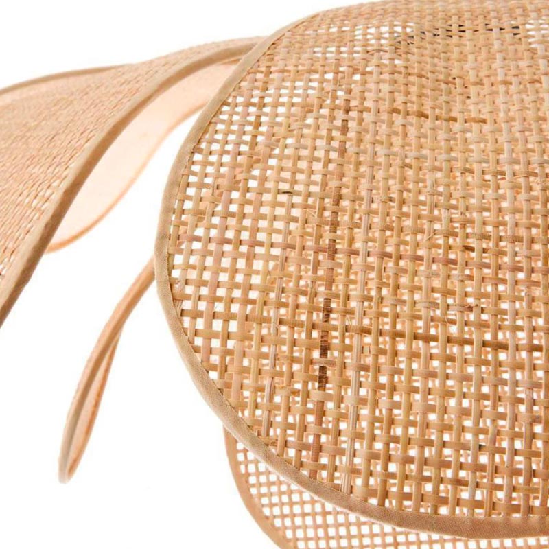 Cannes – Lampe suspendue fleur en rotin tressé style bohème