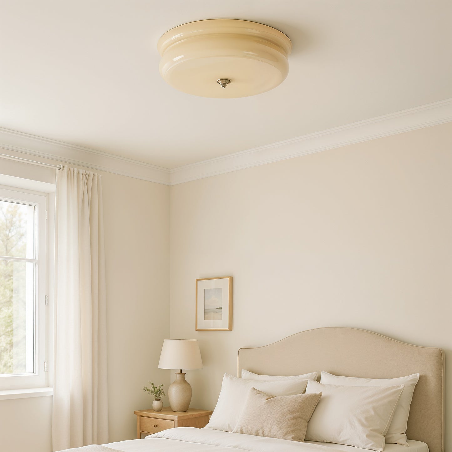 Palermo – Plafonnier Élégance Art Déco et Lumière Douce