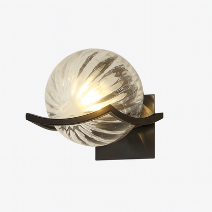 Portofino – Applique murale globe en verre