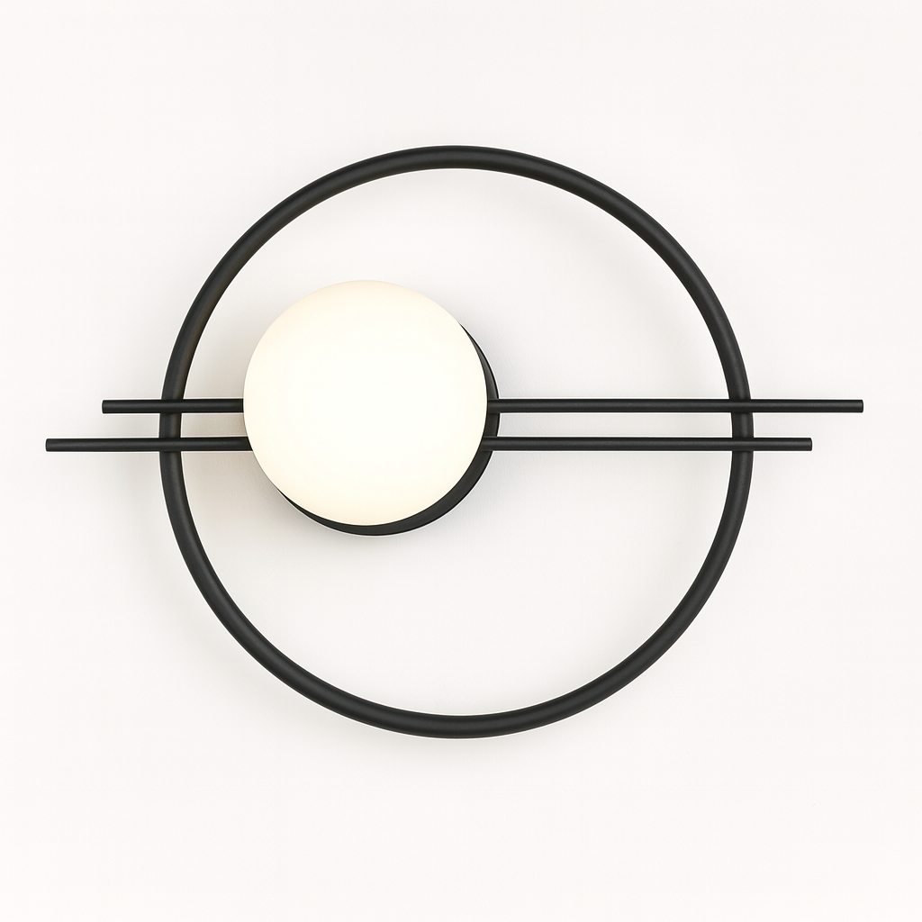 Capri – Applique murale circulaire effet éclipse