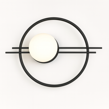 Capri – Applique murale circulaire effet éclipse