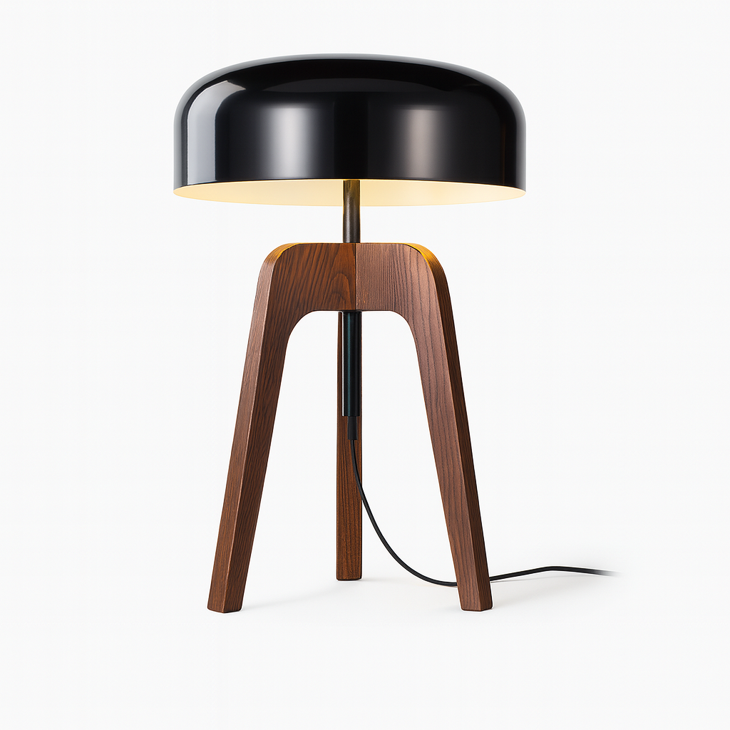 Astypalea – Lampadaire contemporain bois et lin