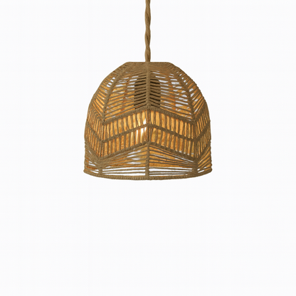 Sormiou – Abat-jour pour suspension en rotin tressé style japandi